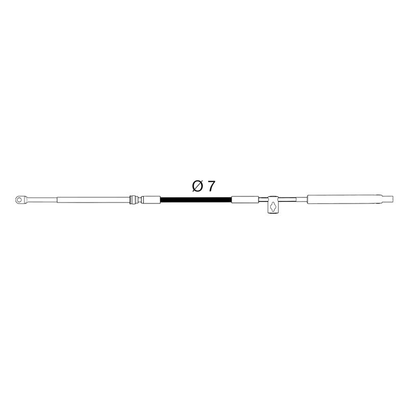 Reglagekabel Mercury 10f Gen2