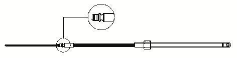Styrkabel M58/c315 2,14m 7f